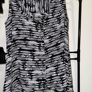 🐟Black and White Sardine Women's Top